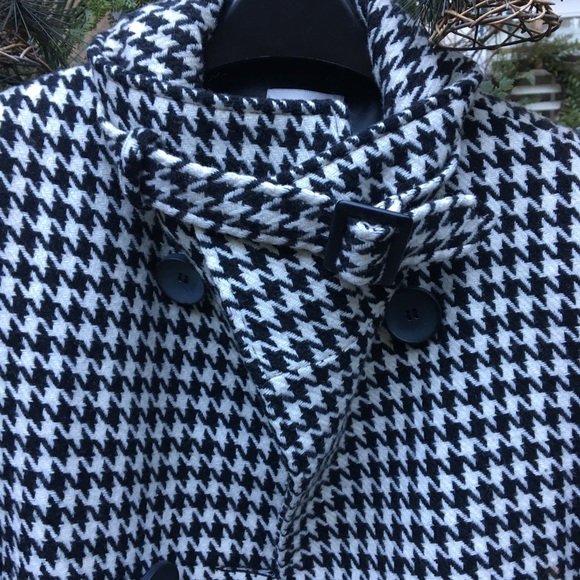 πΊππΊ Stunning Black & White Wool Coat - Picture 2 of 8